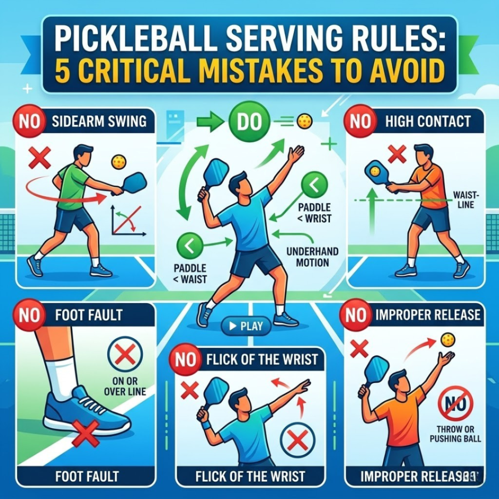 Pickleball Serving Rules