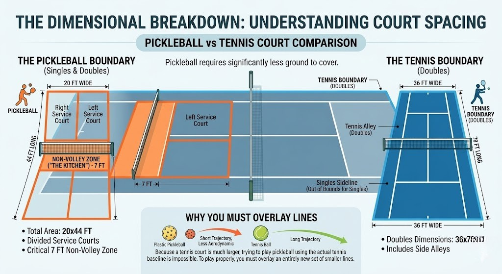 Pickleball vs Tennis Court (3)