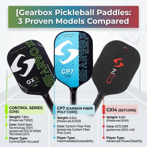 Gearbox Pickleball Paddles