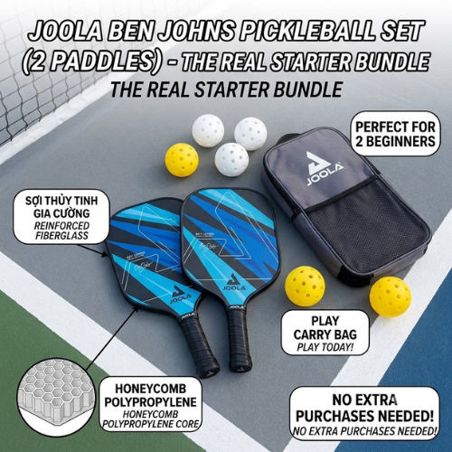 Best JOOLA pickleball paddles — JOOLA Ben Johns Pickleball Set for beginners