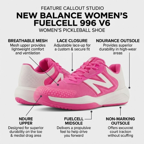 New Balance FuelCell 996 V6 Pickleball women's